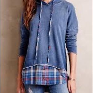 Cloth & Stone Mixed Media Hoodie